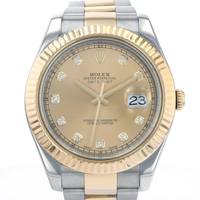 Rolex Datejust II 116333 Gold Dial 41