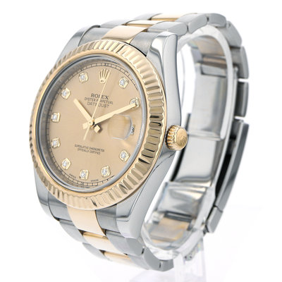 Rolex Datejust II 116333 Gold Dial 41