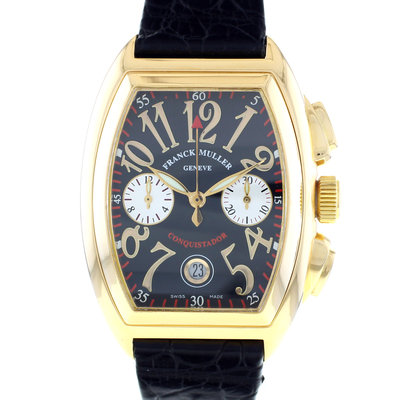 Franck Muller Conquistador 8001 CC Black Dial 35