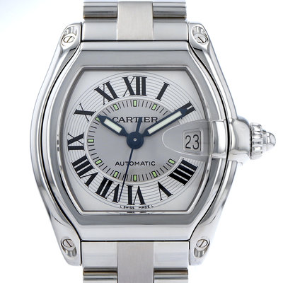 Cartier Roadster 2510 Silver Dial 37