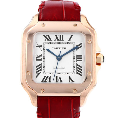 Cartier Santos WGSA0012 White Dial 35