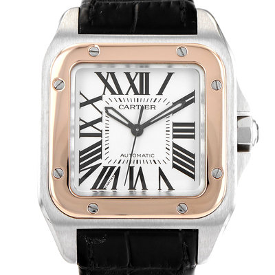 Cartier Santos 2878 White Dial 44