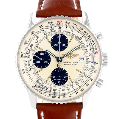 Breitling Old Navitimer A13020 White Dial 41