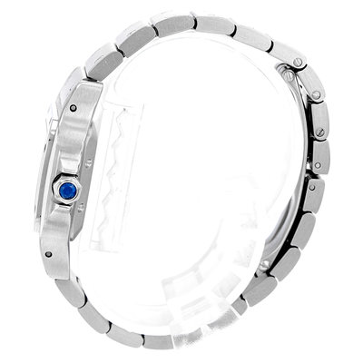 Cartier Santos Galbée 2423 Silver Dial 24