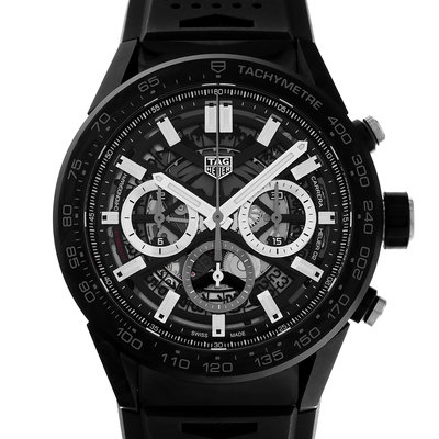 TAG Heuer Carrera Heuer-02 CBG2A91.FT6173 Skeleton Dial 45