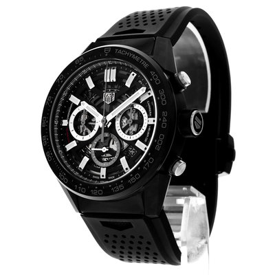 TAG Heuer Carrera Heuer-02 CBG2A91.FT6173 Skeleton Dial 45