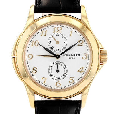 Patek Philippe Calatrava Travel Time 5134J-001 White Dial 37