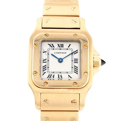 Cartier Santos Galbée 866930 White Dial 24