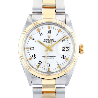 Rolex Oyster Perpetual Date 1500 White Dial 34