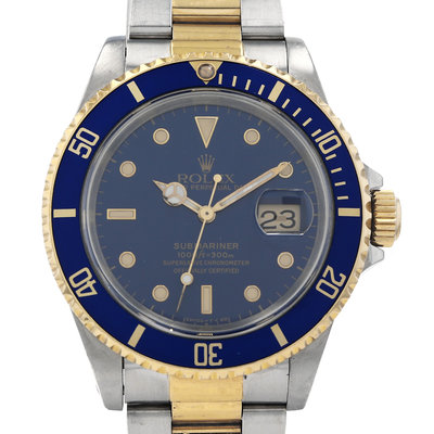 Rolex Submariner Date 40mm 16613 Blue Dial 40