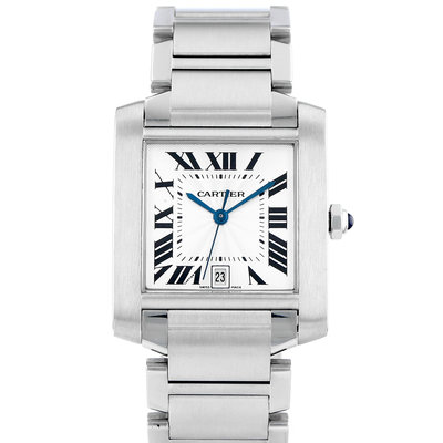 Cartier Tank Francaise  W51002Q3  Silver Dial 28