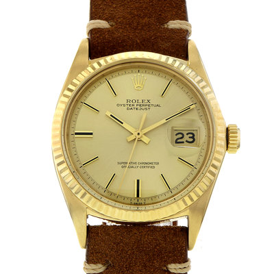 Rolex Datejust 36mm 1607 Yellow Dial 36