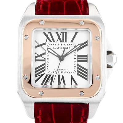Cartier Santos 2878 White Dial 44