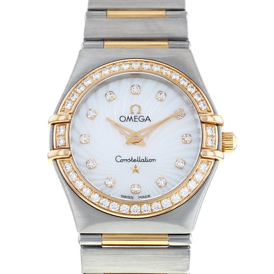 Omega Constellation 111.25.26.60.55.001 Mother of Pearl Diamond Dial 26