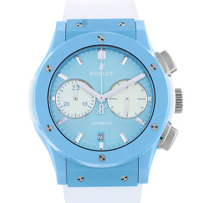 Hublot Classic Fusion Chronograph 521.EX.8920.RW.CAP19 Blue Dial 45