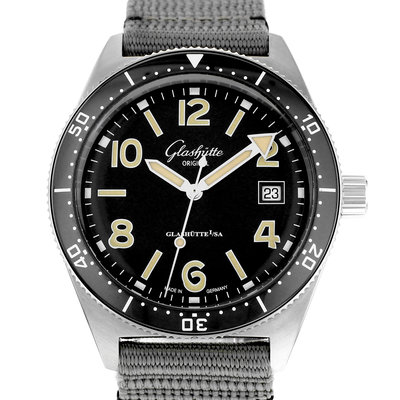 Glashutte Original Original SeaQ 1-39-11-06-80-34 Black Dial 39.5