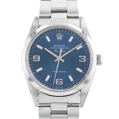 Rolex Air King 14000 Blue Dial 34