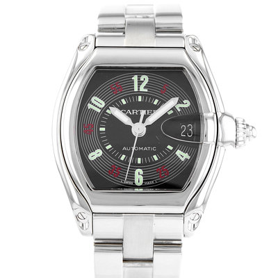 Cartier Roadster W62002V3 Black Dial 44
