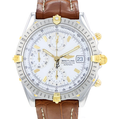 Breitling Chronomat B13352 White Dial 39