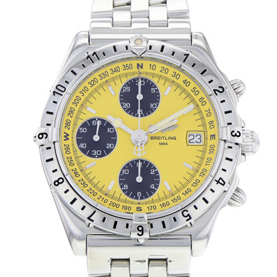 Breitling Chronomat A20048 Yellow Dial 39