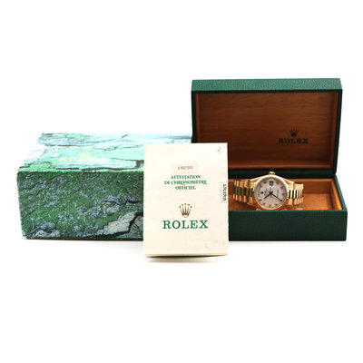 Rolex Day-Date 36mm 18238 White Dial 36