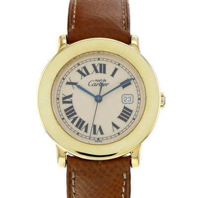 Cartier Ronde Must de Cartier 1800-1 Champagne Dial 33