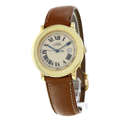 Cartier Ronde Must de Cartier 1800-1 Champagne Dial 33