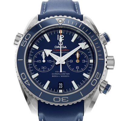 Omega Seamaster Planet Ocean Chronograph 232.92.46.51.03.001 Blue Dial 45