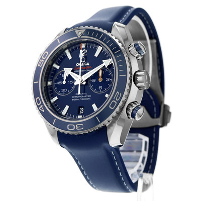 Omega Seamaster Planet Ocean Chronograph 232.92.46.51.03.001 Blue Dial 45