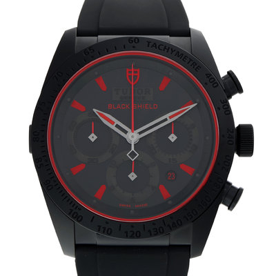 Tudor Fastrider Black Shield 42000CR Black Dial 42