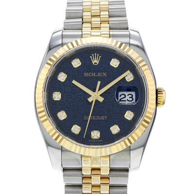 Rolex Datejust 36 116233 Blue Dial 36