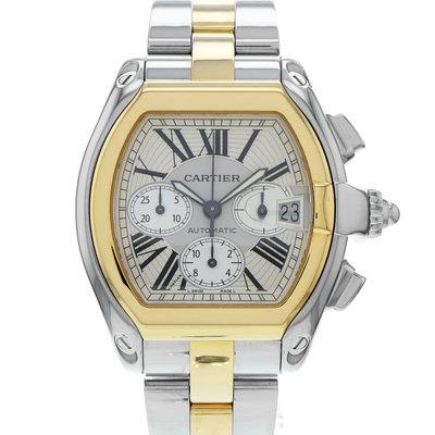 Cartier Roadster W62027Z1 White Dial 48