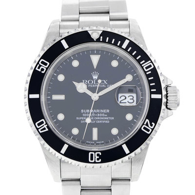 Rolex Submariner Date 16610 Black Dial 40