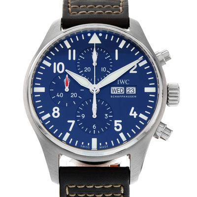 IWC Pilot Chronograph IW377714 Blue Dial 43
