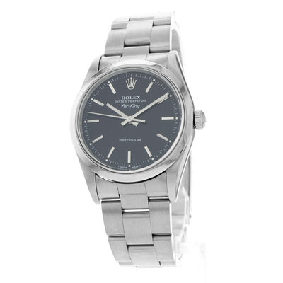 Rolex Air King 14000 Black Dial 34
