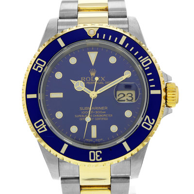 Rolex Submariner 16613 Blue Dial 40