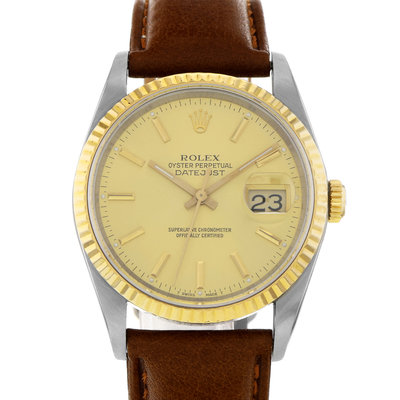 Rolex Datejust 36 16233 Gold Dial 36