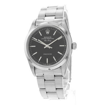 Rolex Air King 14000 Black Dial 34