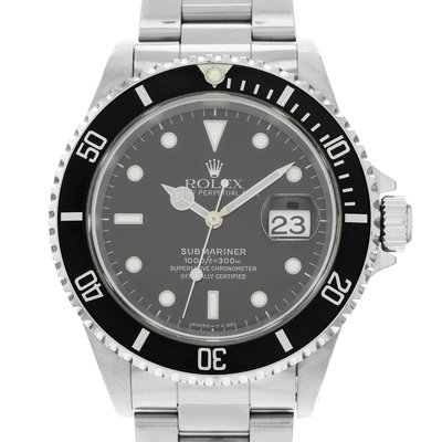 Rolex Submariner Date 16610 Black Dial 40
