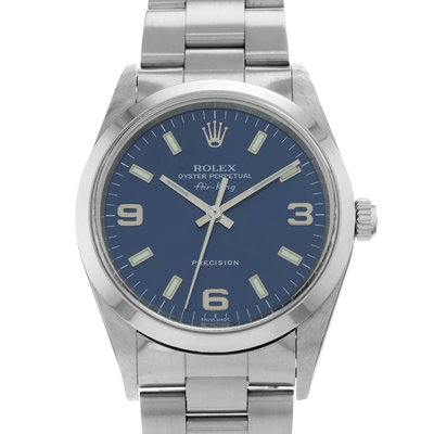 Rolex Air King 14000 Blue Dial 34