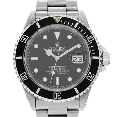 Rolex Submariner Date 16610 Black Dial 40