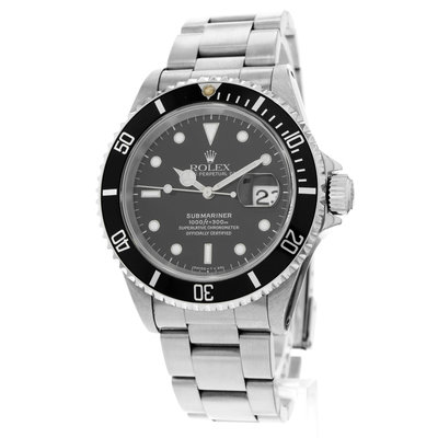 Rolex Submariner Date 16610 Black Dial 40