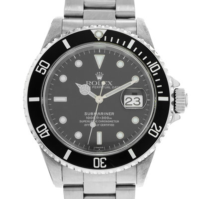 Rolex Submariner Date 16610 Black Dial 40