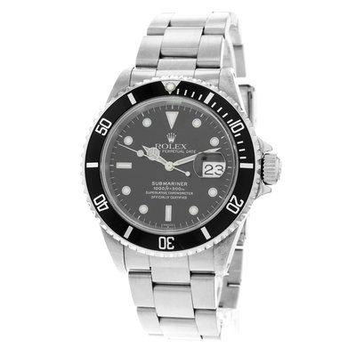 Rolex Submariner Date 16610 Black Dial 40