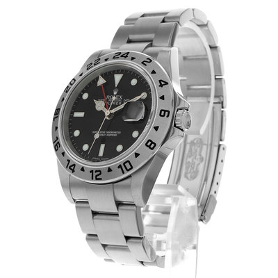 Rolex Explorer II 16570 Black Dial 40