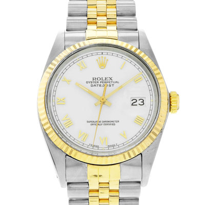 Rolex Datejust 36 16013 White Dial 36