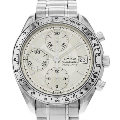 Omega Speedmaster Date 3513.30.00 Silver Dial 39