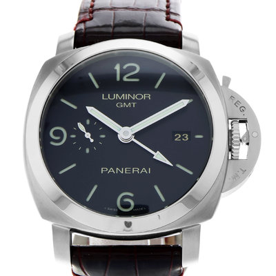 Panerai Luminor 1950 3 Days GMT Automatic PAM00320 Black Dial 44