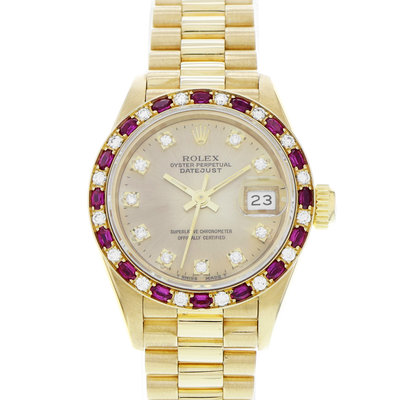 Rolex Lady-Datejust 69198 Gold Dial 26