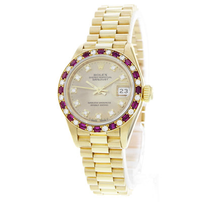 Rolex Lady-Datejust 69198 Gold Dial 26